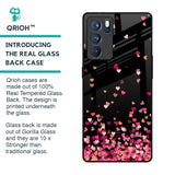 Heart Rain Fall Glass Case For Oppo Reno6 Pro