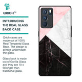 Marble Collage Art Glass Case For Oppo Reno6 Pro