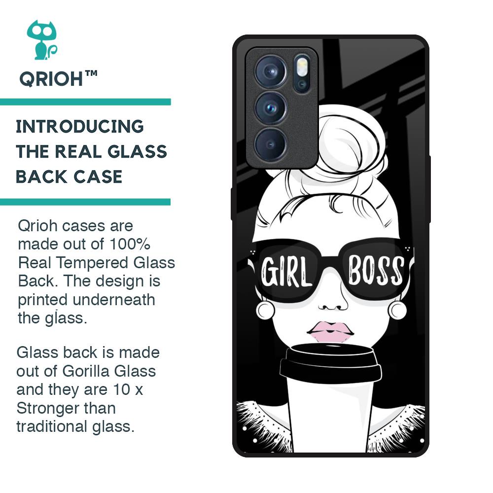 Girl Boss Glass Case For Oppo Reno6 Pro