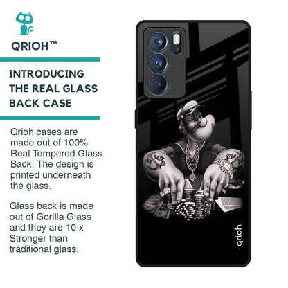 Gambling Problem Glass Case For Oppo Reno6 Pro