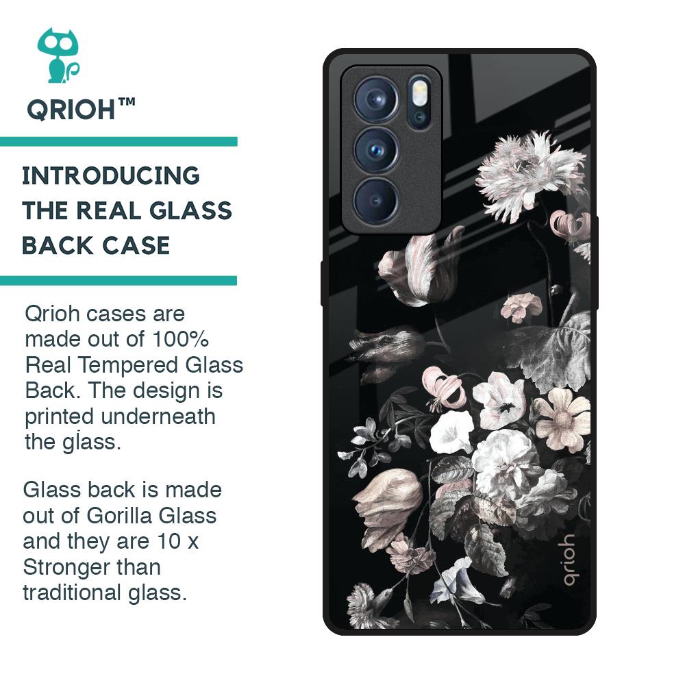 Artistic Mural Glass Case for Oppo Reno6 Pro
