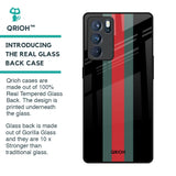 Vertical Stripes Glass Case for Oppo Reno6 Pro