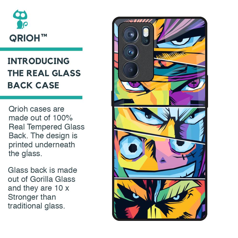 Anime Legends Glass Case for Oppo Reno6 Pro