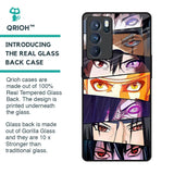 Anime Eyes Glass Case for Oppo Reno6 Pro