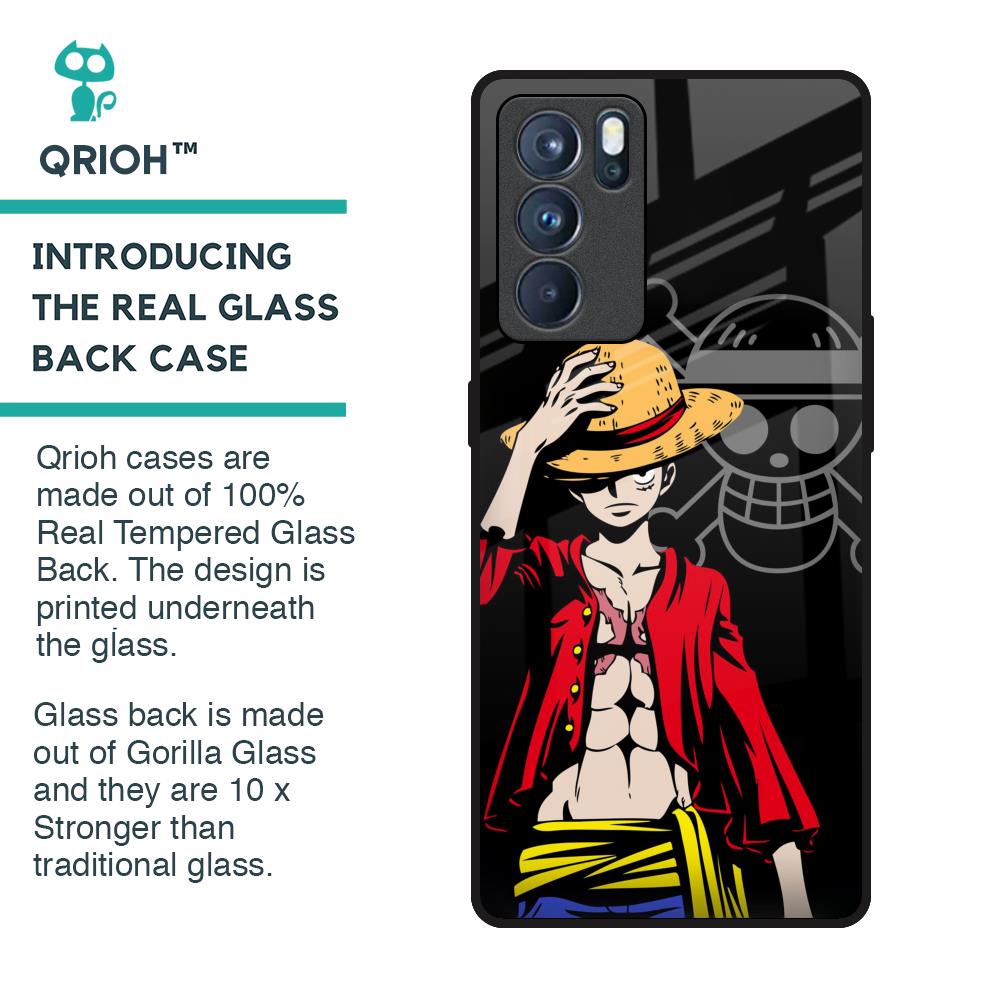 Hat Crew Glass Case for Oppo Reno6 Pro