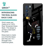 Luffy Line Art Glass Case for Oppo Reno6 Pro
