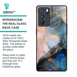 Marble Ink Abstract Glass Case for Oppo Reno6 Pro