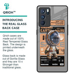 Space Ticket Glass Case for Oppo Reno6 Pro
