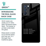 Black Soul Glass Case for Oppo Reno6 Pro