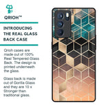 Bronze Texture Glass Case for Oppo Reno6 Pro