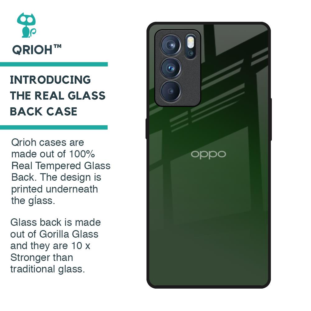 Deep Forest Glass Case for Oppo Reno6 Pro