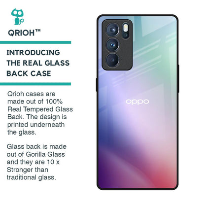 Abstract Holographic Glass Case for Oppo Reno6 Pro