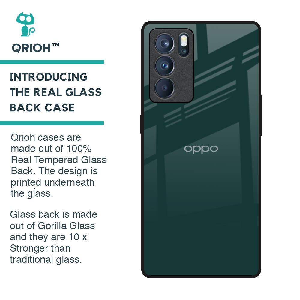 Olive Glass Case for Oppo Reno6 Pro