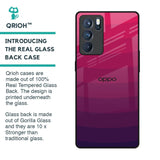 Wavy Pink Pattern Glass Case for Oppo Reno6 Pro