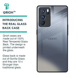 Space Grey Gradient Glass Case for Oppo Reno6 Pro