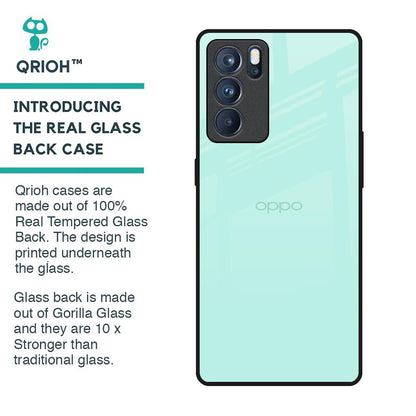 Teal Glass Case for Oppo Reno6 Pro