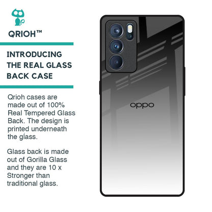 Zebra Gradient Glass Case for Oppo Reno6 Pro