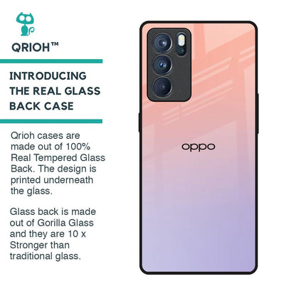 Dawn Gradient Glass Case for Oppo Reno6 Pro
