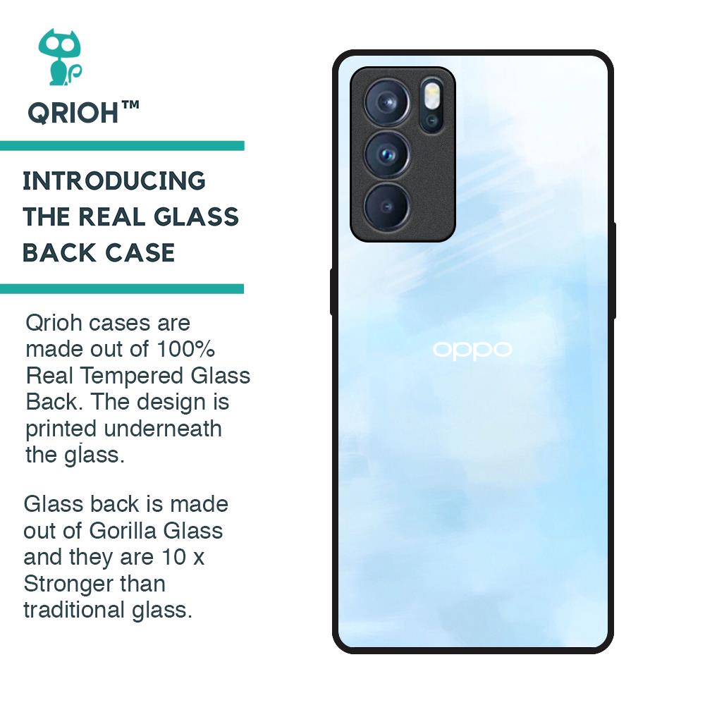 Bright Sky Glass Case for Oppo Reno6 Pro