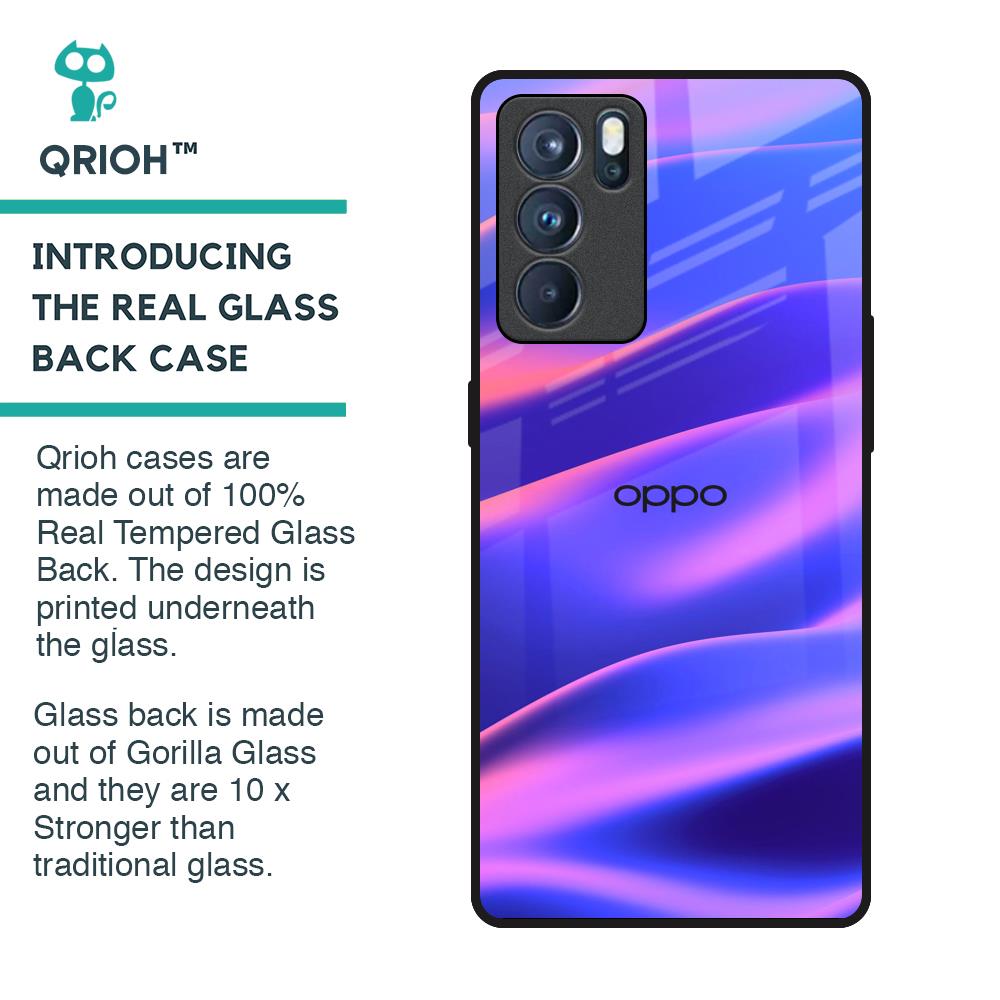 Colorful Dunes Glass Case for Oppo Reno6 Pro