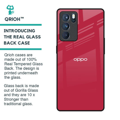 Solo Maroon Glass case for Oppo Reno6 Pro