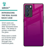 Magenta Gradient Glass Case For Oppo Reno6 Pro