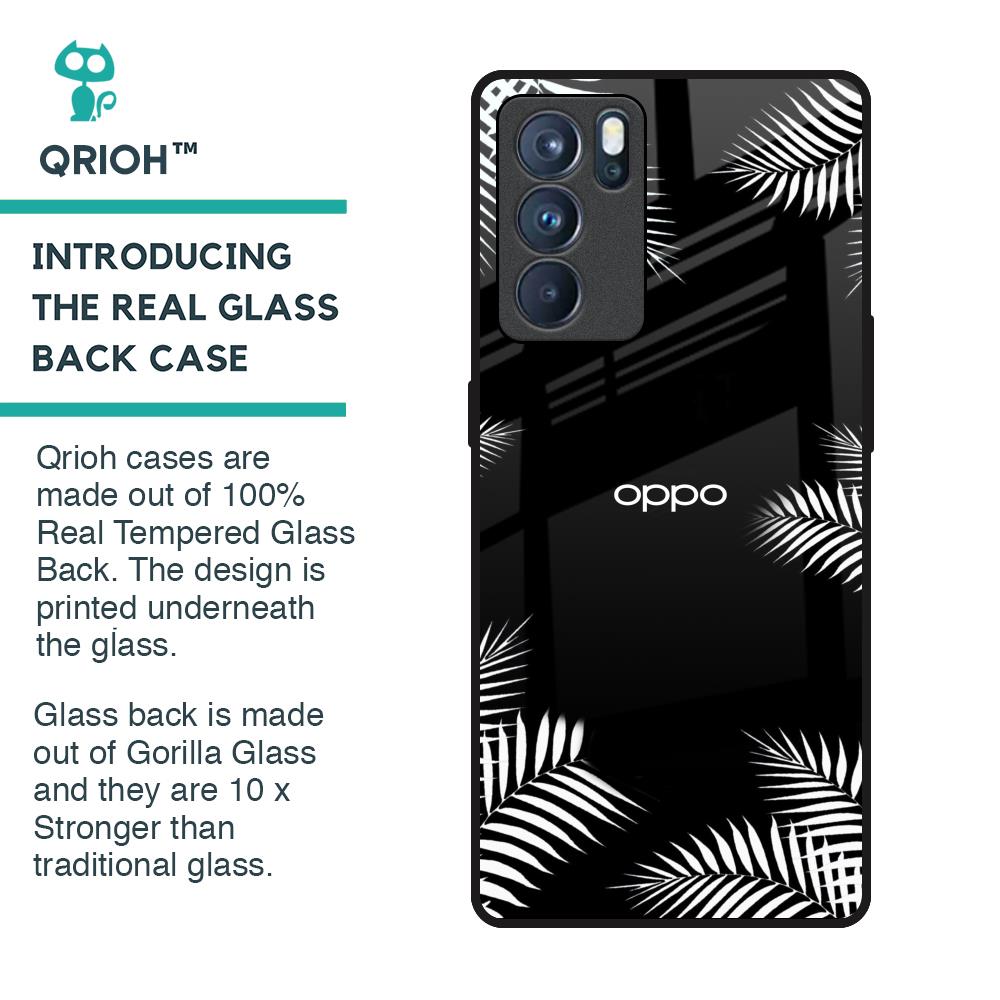 Zealand Fern Design Glass Case For Oppo Reno6 Pro