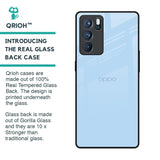 Pastel Sky Blue Glass Case for Oppo Reno6 Pro