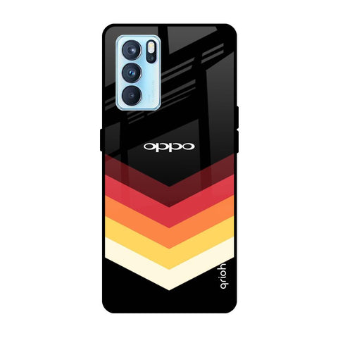 Abstract Arrow Pattern Oppo Reno6 Pro Glass Cases & Covers Online