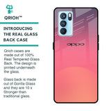 Sunset Orange Glass Case for Oppo Reno6 Pro