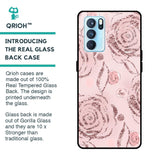 Shimmer Roses Glass case for Oppo Reno6 Pro
