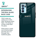 Hunter Green Glass Case For Oppo Reno6 Pro