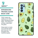 Avocado Green Glass Case For Oppo Reno6 Pro
