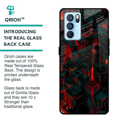 City Light Glass Case For Oppo Reno6 Pro