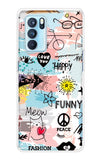 Happy Doodle Oppo Reno6 Pro Back Cover