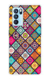 Multicolor Mandala Oppo Reno6 Pro Back Cover