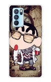 Nerdy Shinchan Oppo Reno6 Pro Back Cover