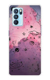 Space Doodles Art Oppo Reno6 Pro Back Cover