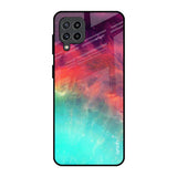 Colorful Aura Samsung Galaxy F22 Glass Back Cover Online