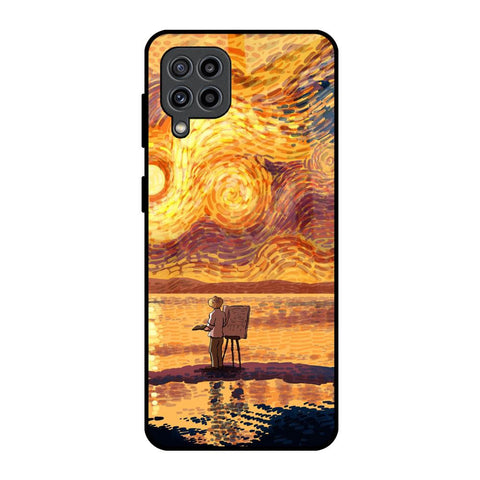 Sunset Vincent Samsung Galaxy F22 Glass Back Cover Online