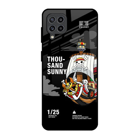 Thousand Sunny Samsung Galaxy F22 Glass Back Cover Online