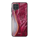 Crimson Ruby Samsung Galaxy F22 Glass Back Cover Online