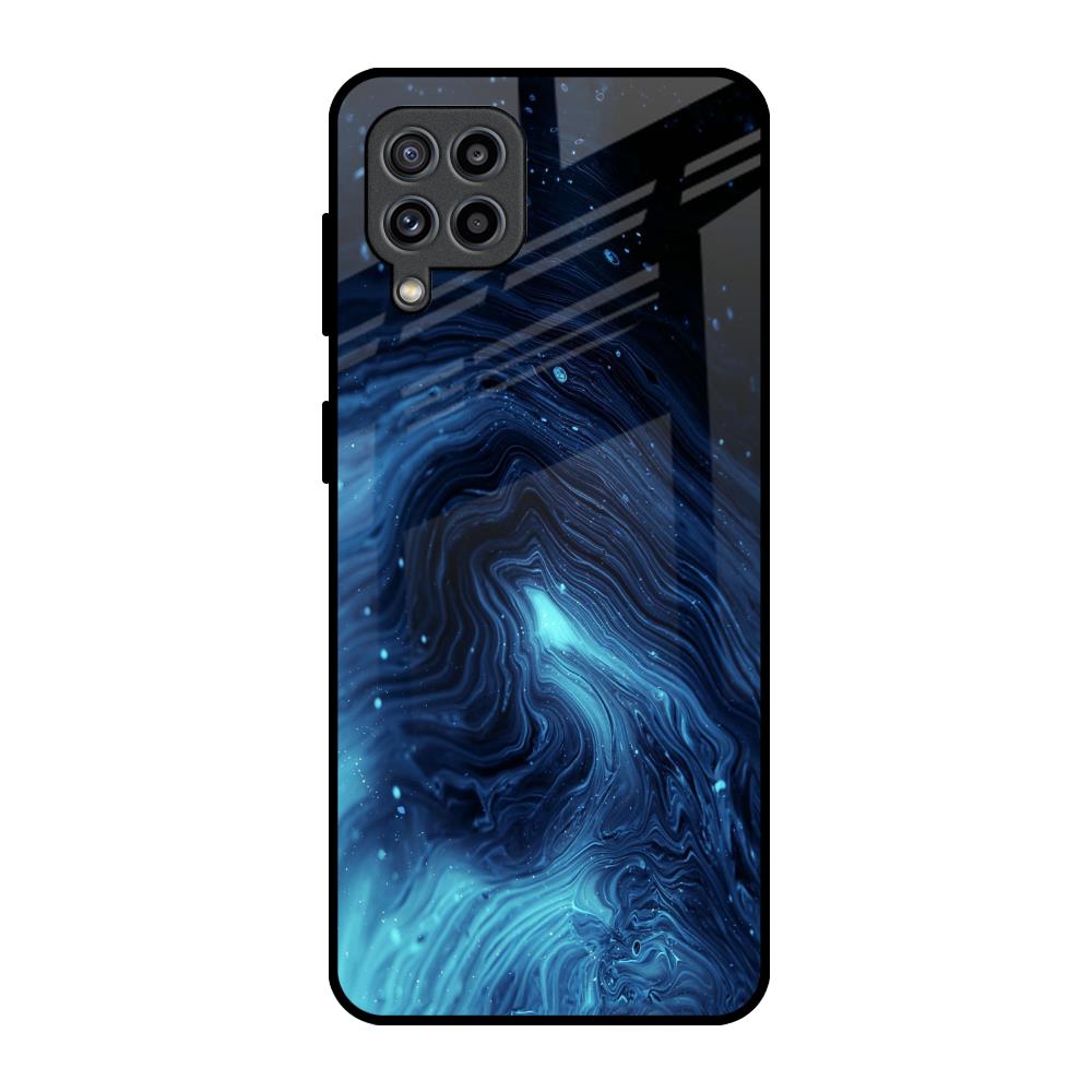 Dazzling Ocean Gradient Samsung Galaxy F22 Glass Back Cover Online