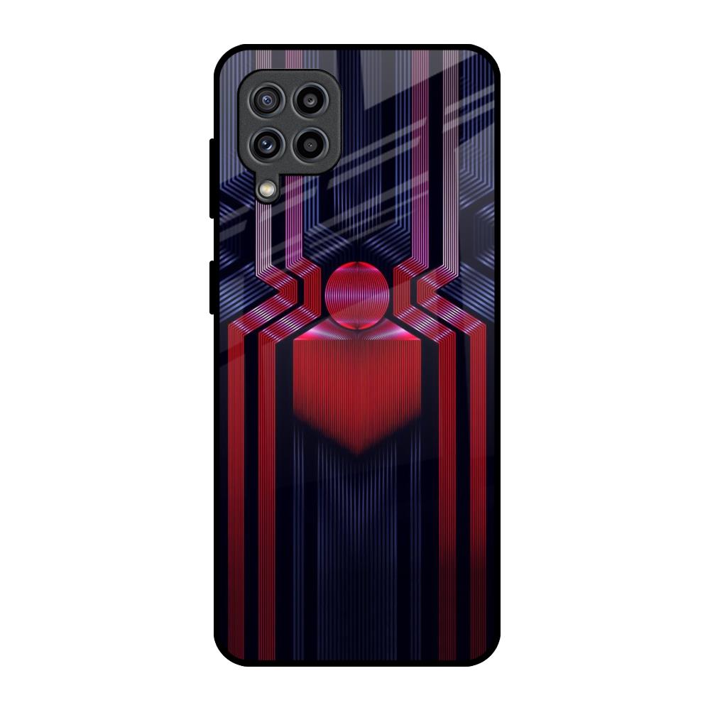 Super Art Logo Samsung Galaxy F22 Glass Back Cover Online