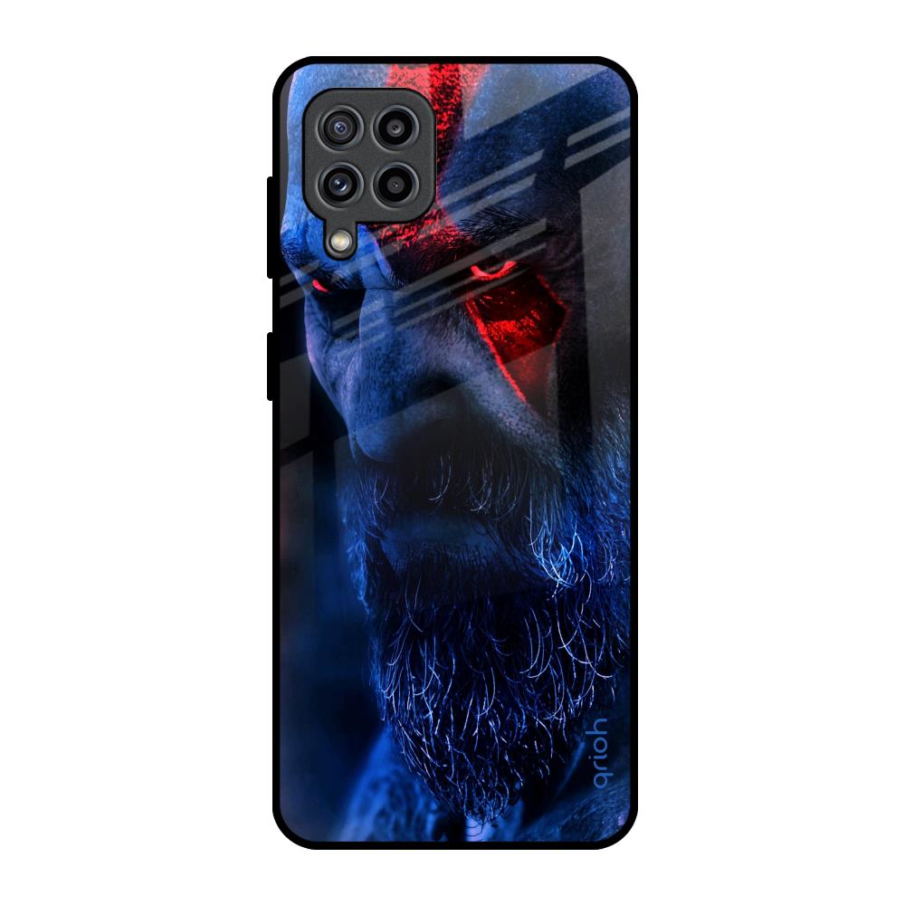 God Of War Samsung Galaxy F22 Glass Back Cover Online