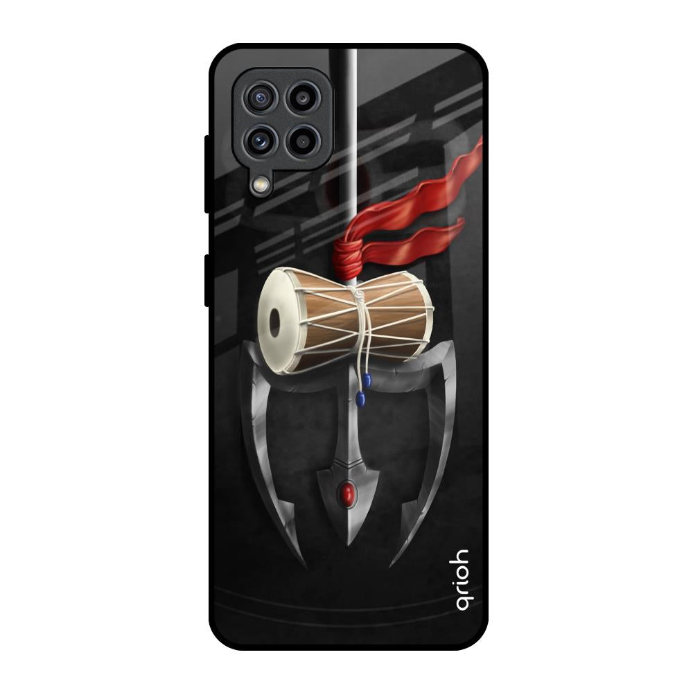 Power Of Lord Samsung Galaxy F22 Glass Back Cover Online
