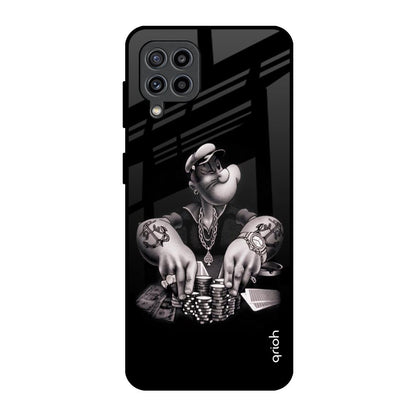 Gambling Problem Samsung Galaxy F22 Glass Back Cover Online