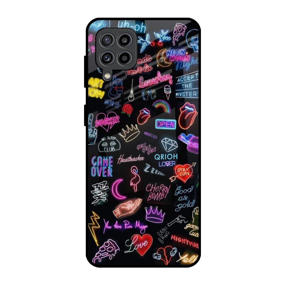 Accept The Mystery Samsung Galaxy F22 Glass Back Cover Online