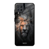 Devil Lion Samsung Galaxy F22 Glass Back Cover Online