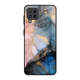 Marble Ink Abstract Samsung Galaxy F22 Glass Back Cover Online